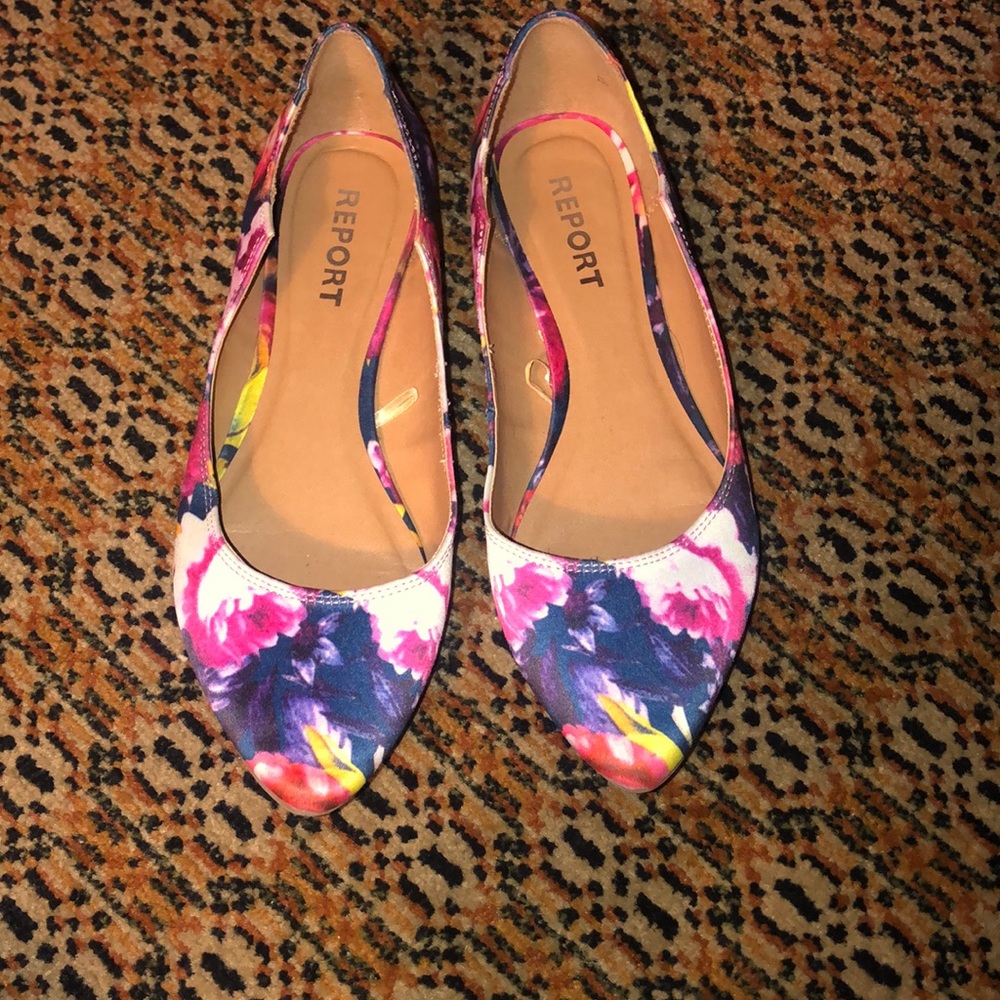 Floral flats